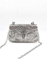 Silver Oxidised Purse
